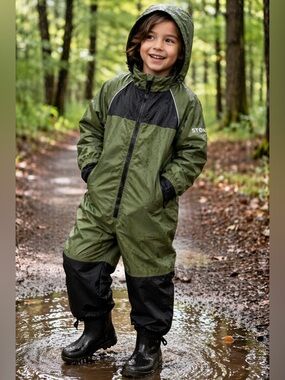 Stonz Waterproof Rain Suit | Hooded All-In-One | Mud & Splash Ready